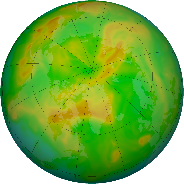 Arctic ozone map for 26 May 2012